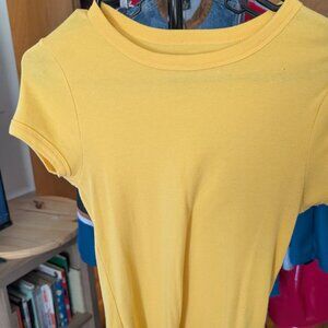 Women's yellow BDG top size S-P
